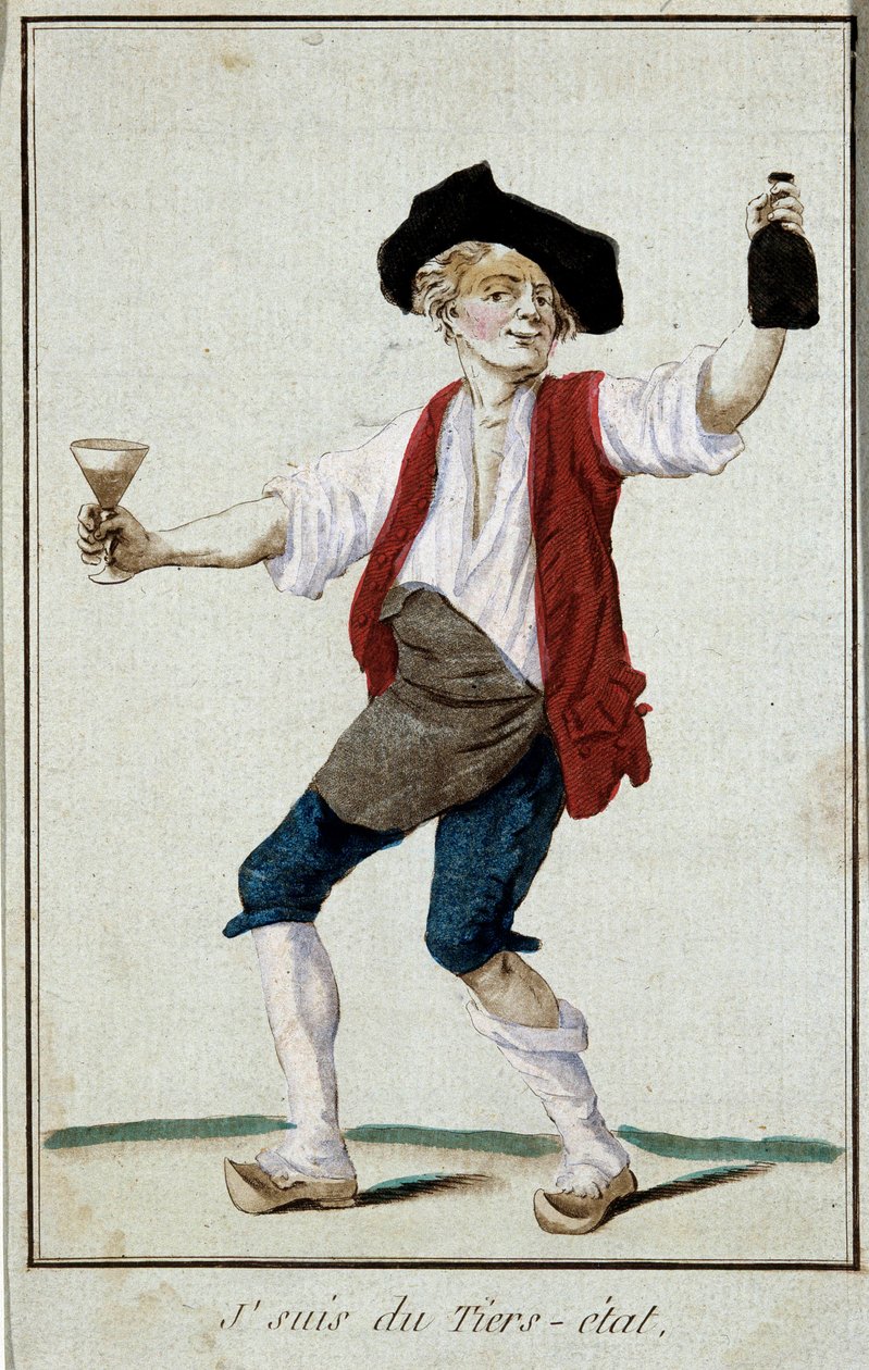 French Revolution: “I am of the Third State”” Satirical engraving of the 18th century. Paris, National Archives 作者 法语学校