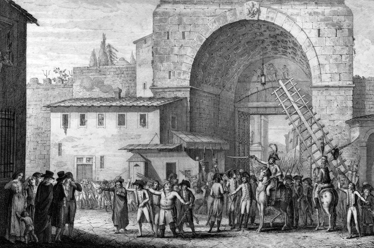 1799年进入佛罗伦萨的法国军队--1799年通过圣伽罗门进入佛罗伦萨的法国军队--1799年 作者 法语学校