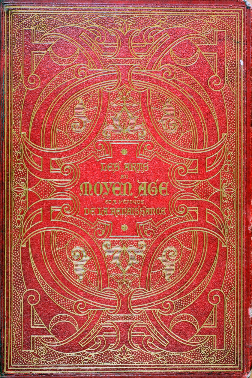 1873年Firmin Didot出版的“中世纪艺术”封面（皮革） 作者 法语学校