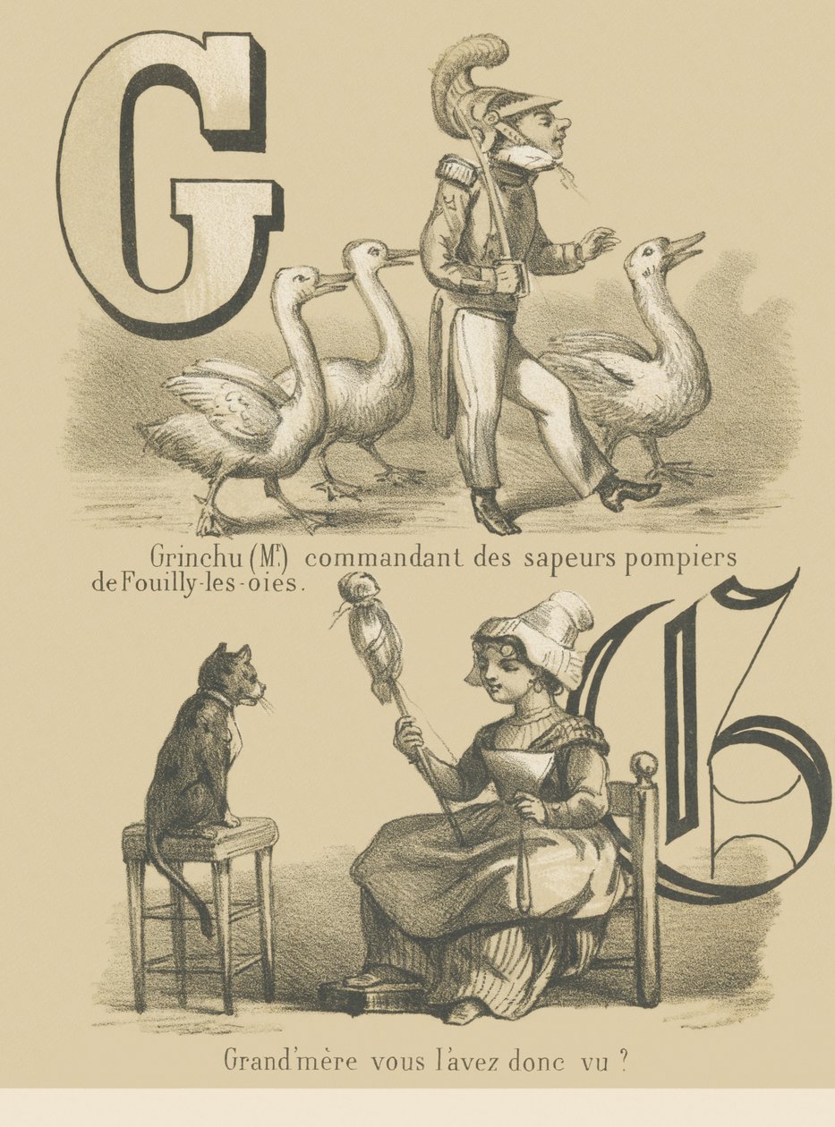 G：Fouilly-les-Oies消防员- Grand&39;Mere的Grinchu（先生）司令官你看到他吗？ 作者 法语学校
