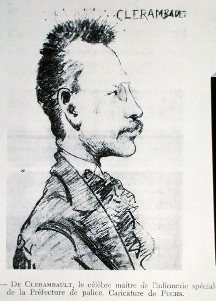 盖坦-加蒂安-德-克莱朗博（1872-1934）（石版画）。 作者 法语学校
