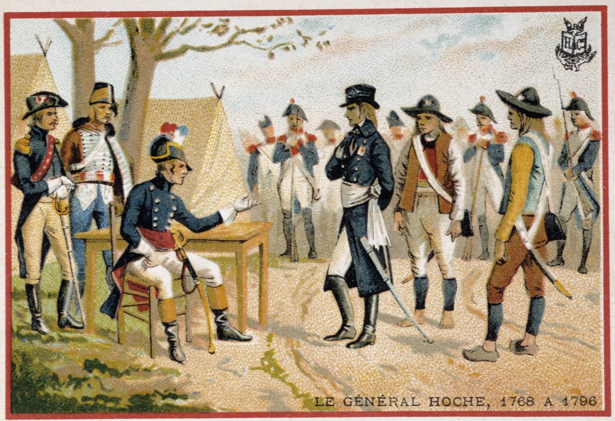 General Hoche before the Vendeans in 1795 (Pacification of the Vendee). 作者 法语学校
