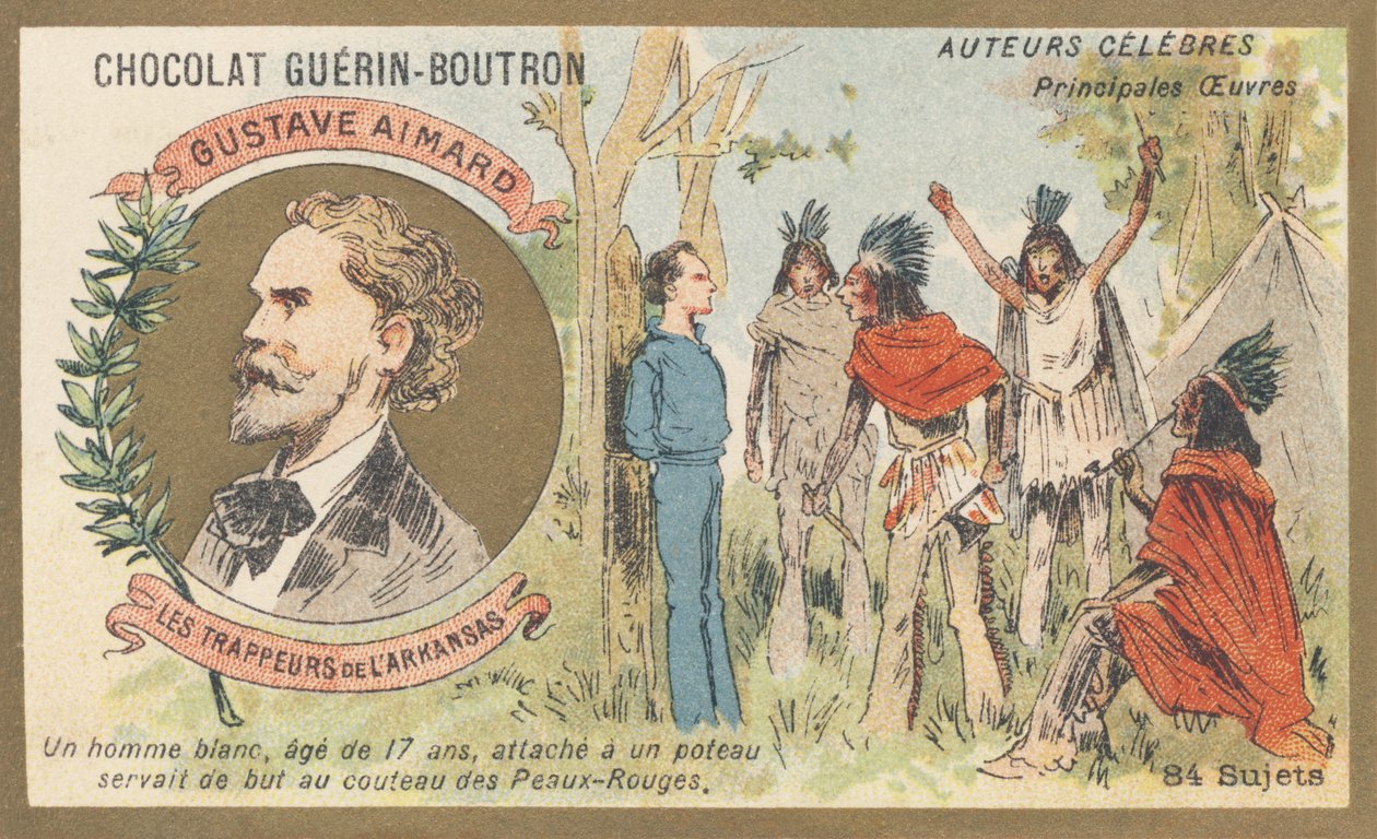 Gustave Aimard (1818-1883), French writer, author of “Les trappers de l