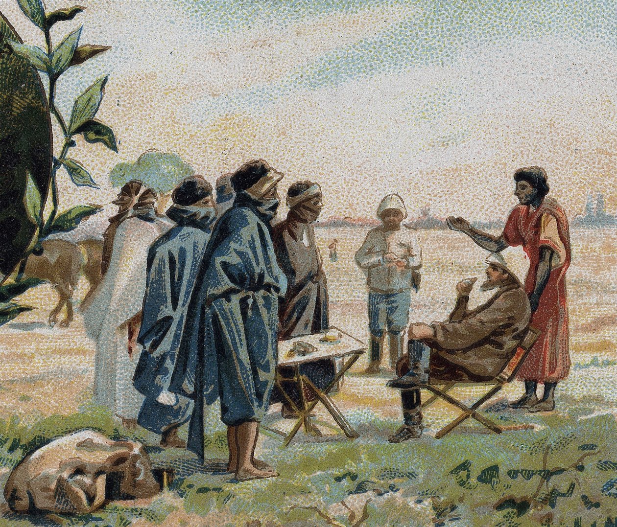 Henri Duveyrier，法国地理学家和旅行家（1840-1892），与Touareg d