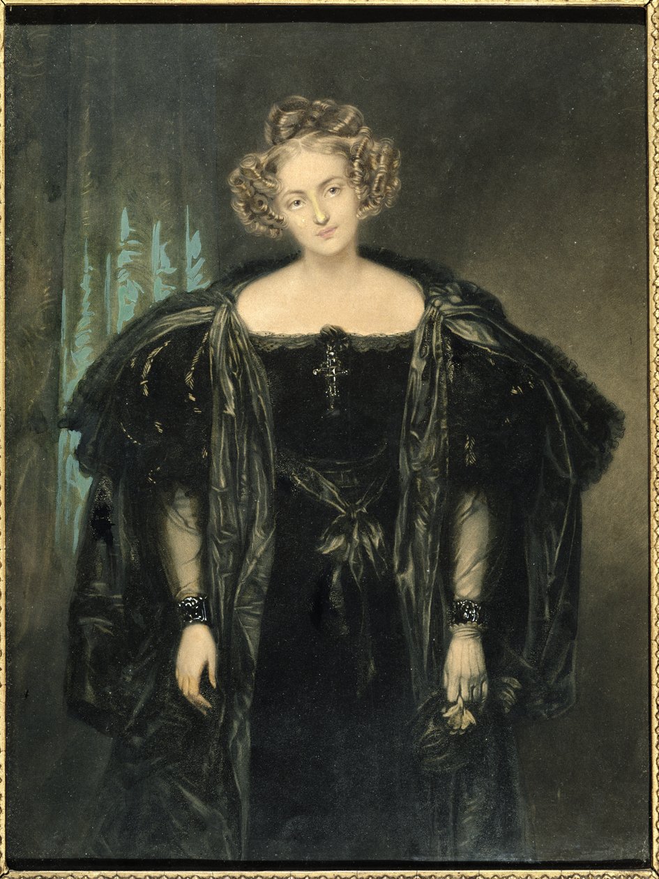 Henriette Sonntag（1803-54）饰演Donna Anna，来自歌剧Don Giovanni by Mozart 作者 法语学校