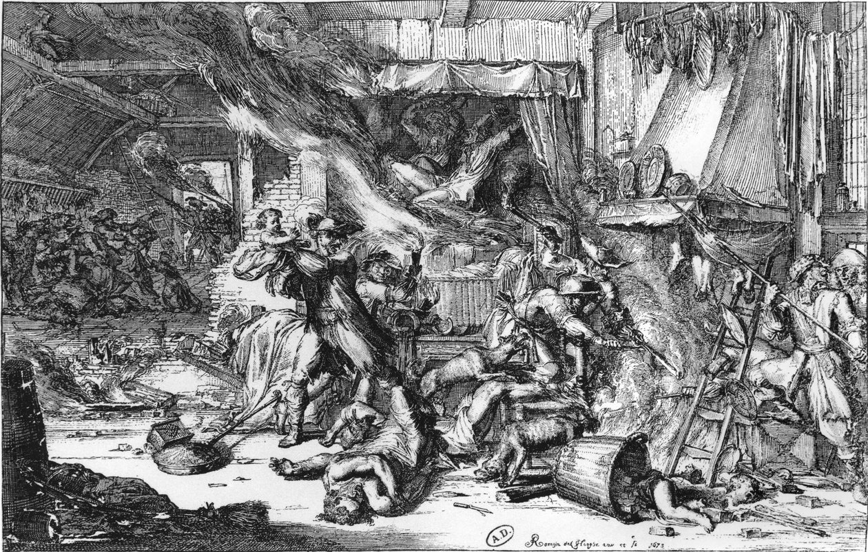 1673年法国人在荷兰造成的恐怖事件 作者 法语学校