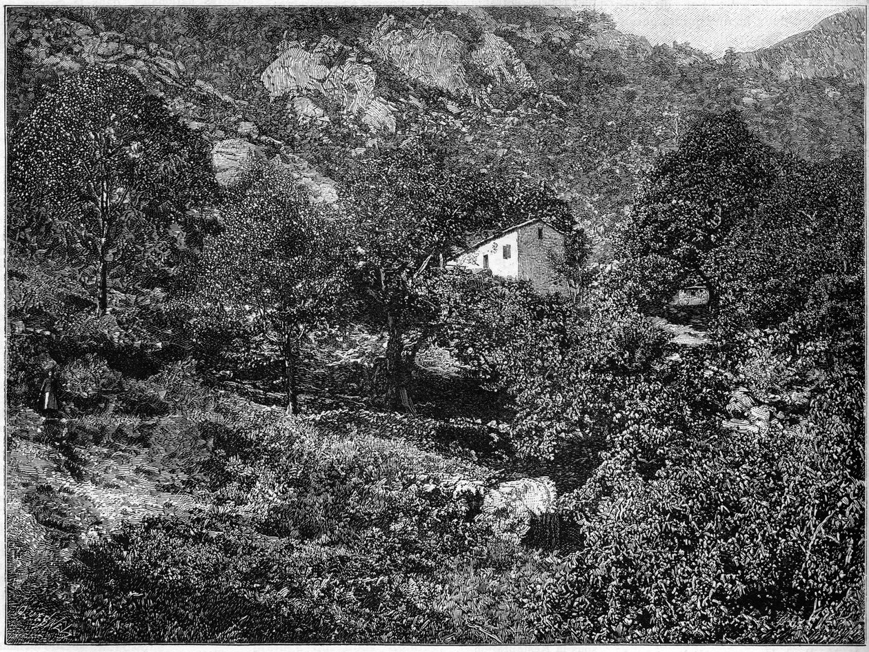 House of bandits in the Pentica in Corsica. 作者 法语学校
