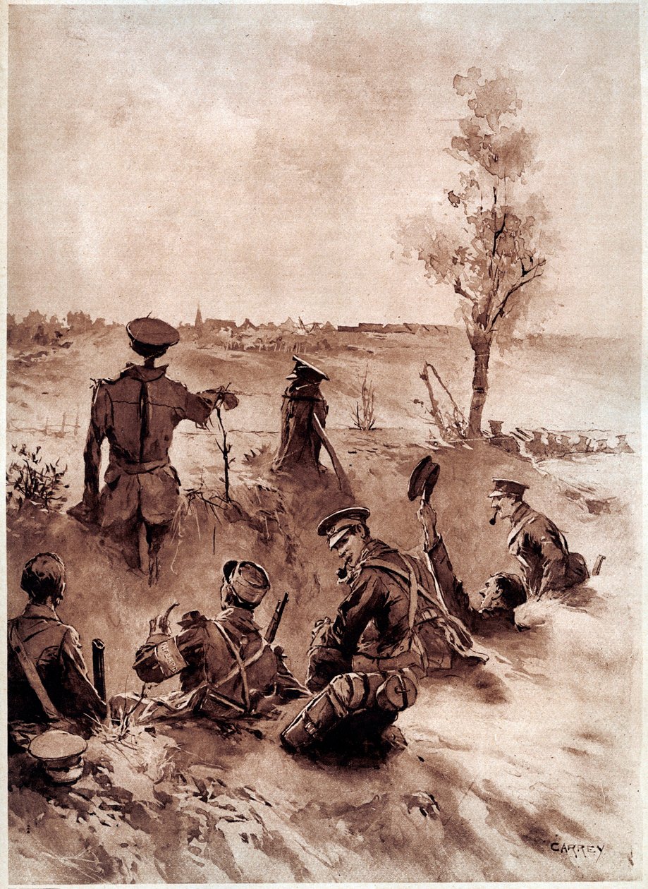 在战壕里：英国士兵的一个常见笑话 作者 法语学校