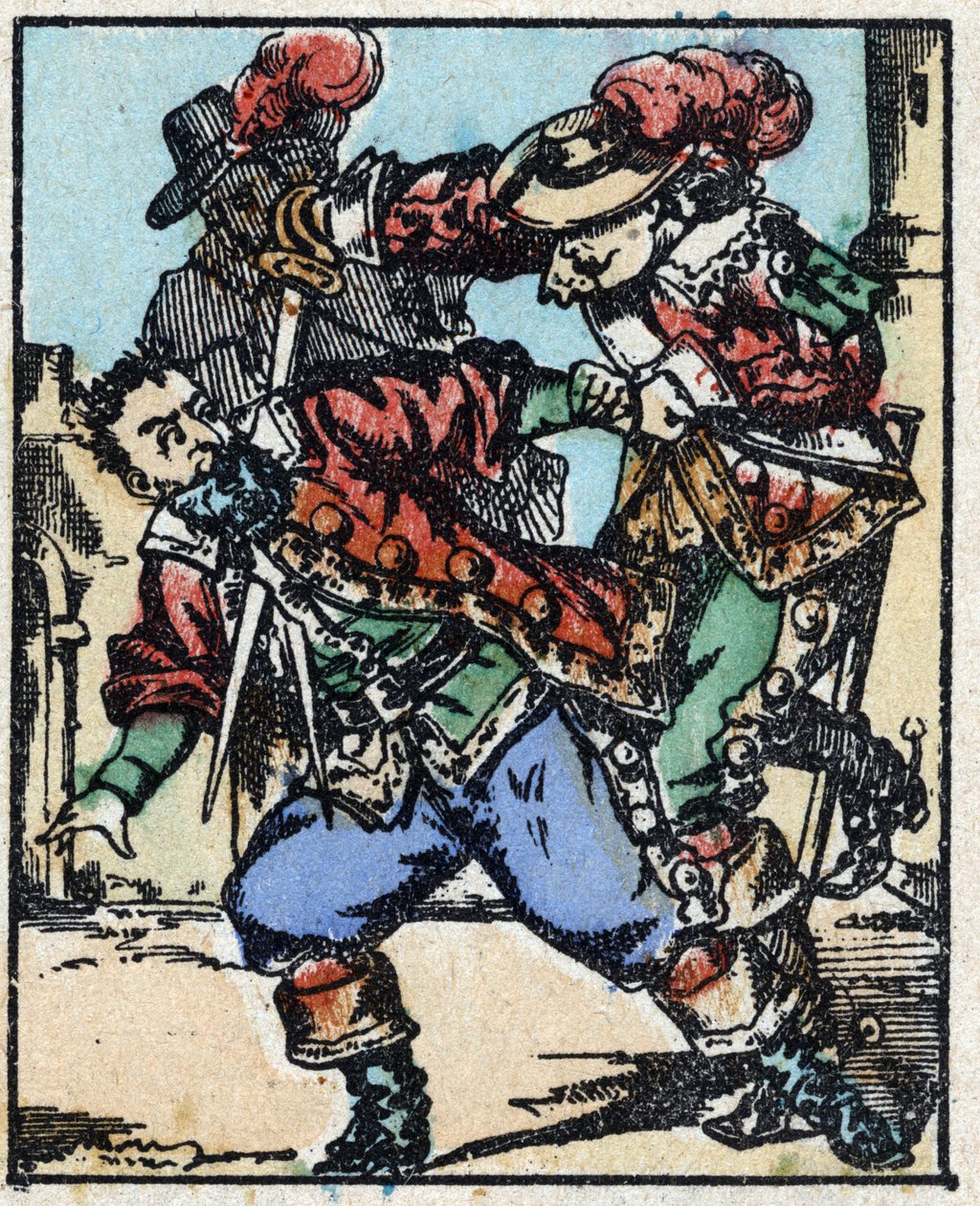 Illustration for “” Bluebeard”” 作者 法语学校
