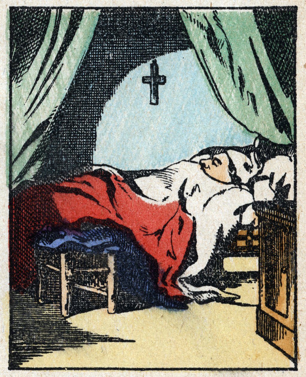 Illustration of the tale “” Veridique History of Jeannot Serinet “” Wood engraving of Imagery Pellerin - Epinal, sd. Late 19th century. 作者 法语学校