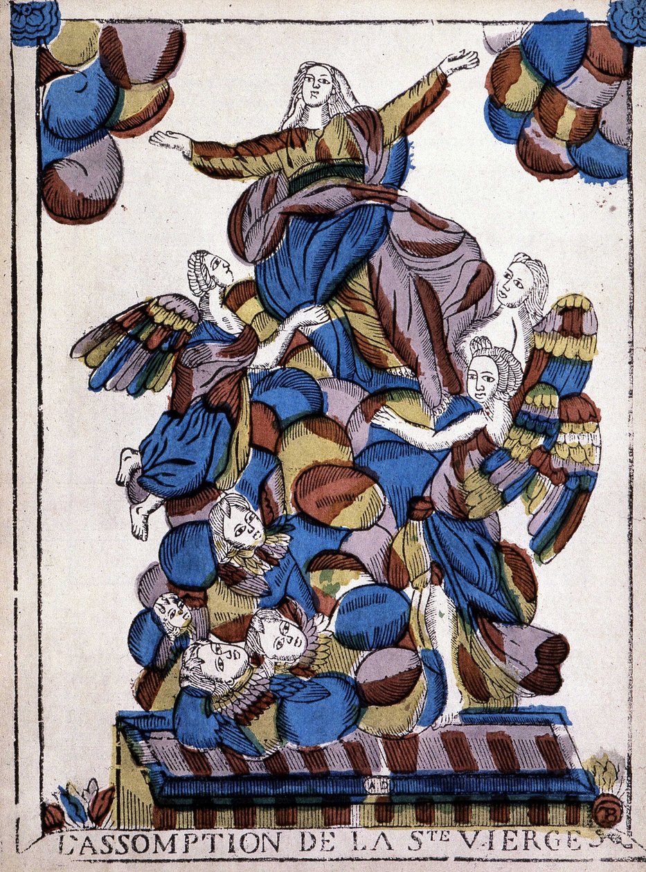 Image of Epinal: Assumption of the Virgin, c. 1820, “” L