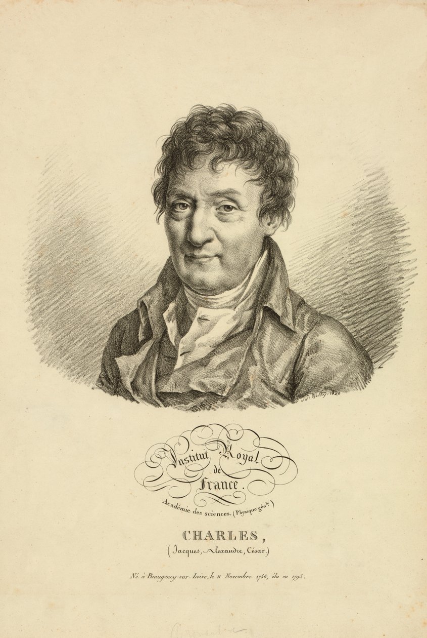 JacquesAlexandreCésarCharles，1820 作者 法语学校