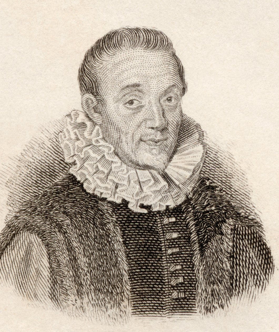 Jacques Auguste de Thou，又名 Thuanus，法国历史学家，摘自 Crabbes Historical Dictionary 出版社。1825 作者 法语学校