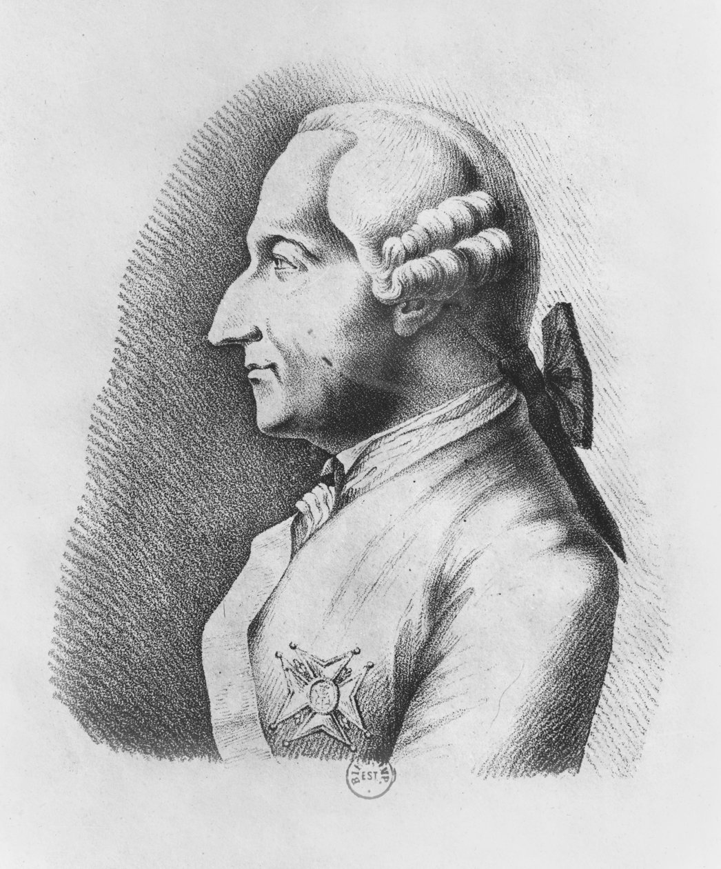Jean-Baptiste Vaquette de Gribeauval（雕刻）。 作者 法语学校