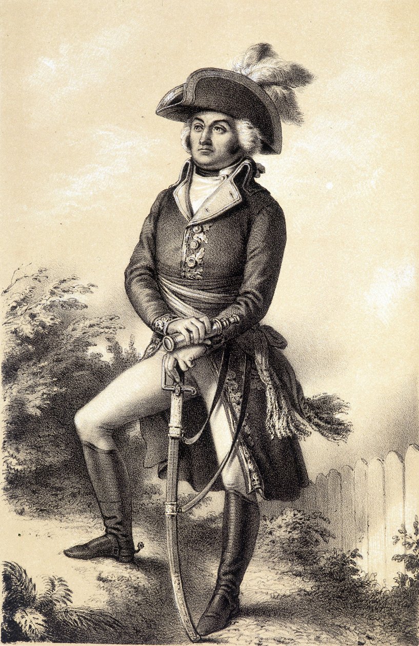 让·巴蒂斯特·乔丹 (Jean Baptiste Jourdan) (1762 - 1833) - 阿尔伯特·莫林 (Albert Maurin) 的“法国大革命历史画廊” 作者 法语学校