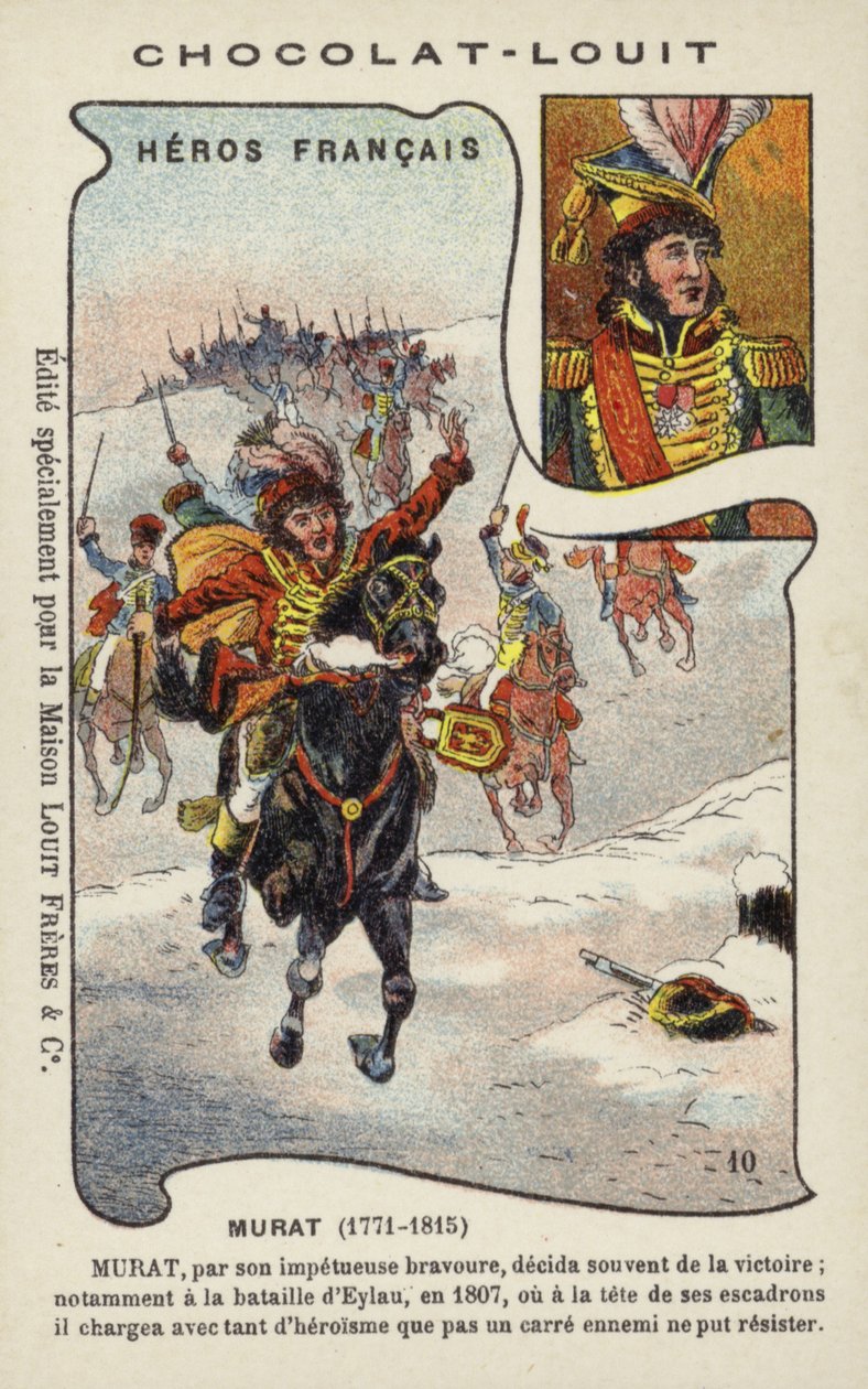 法国将军约阿希姆-缪拉（chromolitho） 作者 法语学校