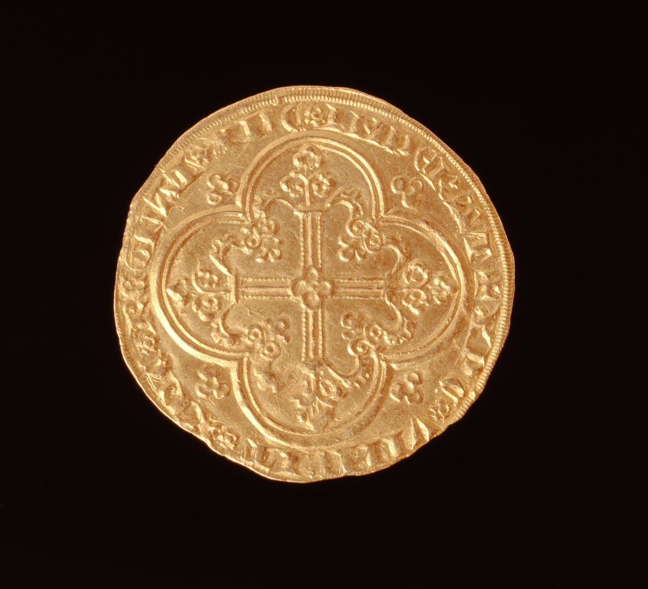 John II The Good（1319-64）法国国王，Franc a Cheval，1350-64（反向）（金）（正面看168067） 作者 法语学校