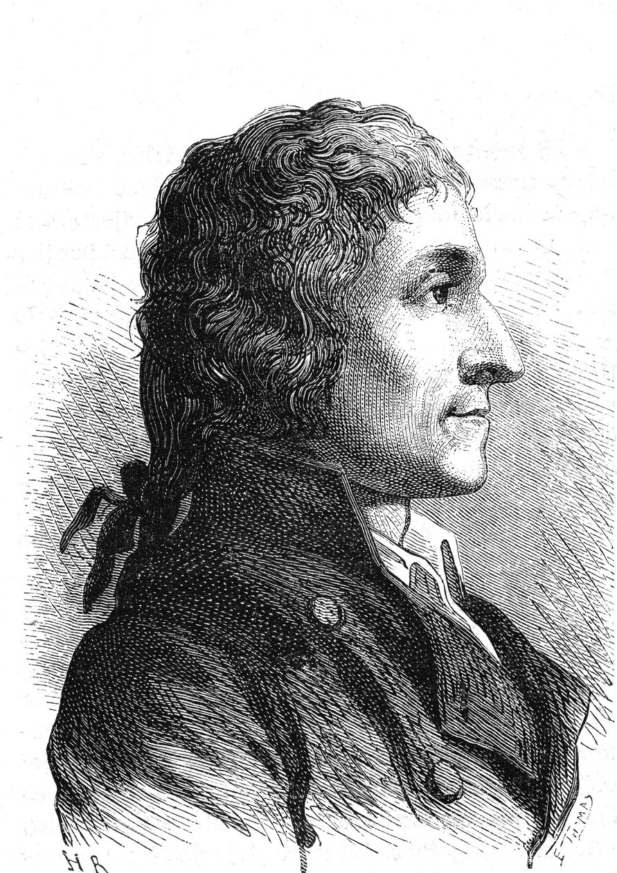 约瑟夫·路易斯·普鲁斯特（1754-1826），法国化学家。 作者 法语学校