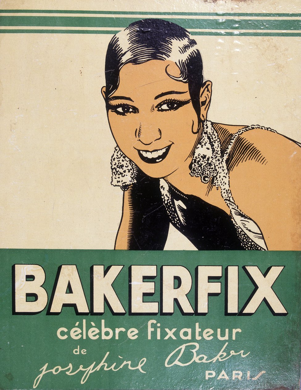 约瑟芬·贝克 - Bakerfix 的广告：“约瑟芬·贝克著名的固定器”” 作者 法语学校