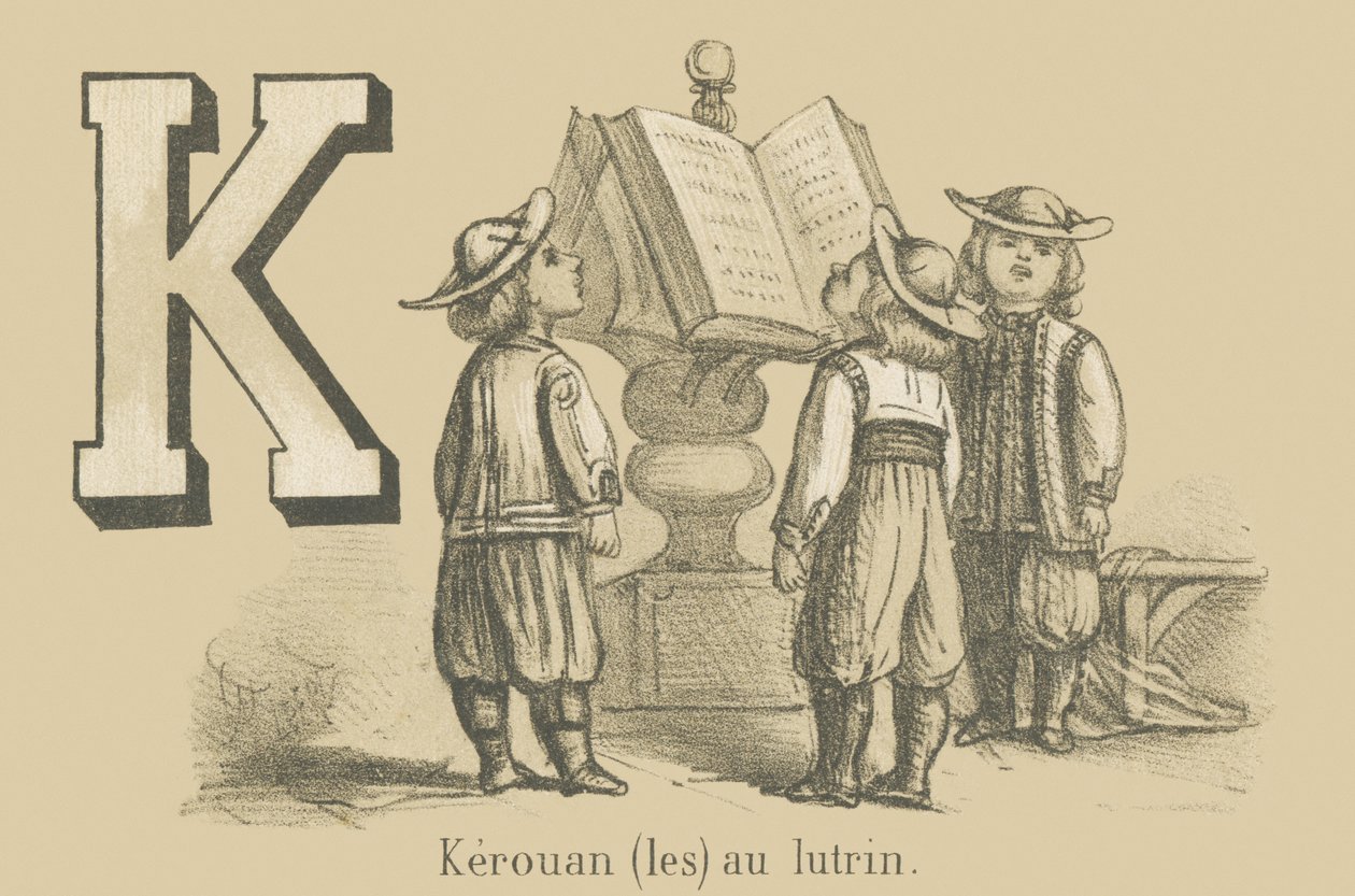 K：讲台上的Kerouan（les） 作者 法语学校