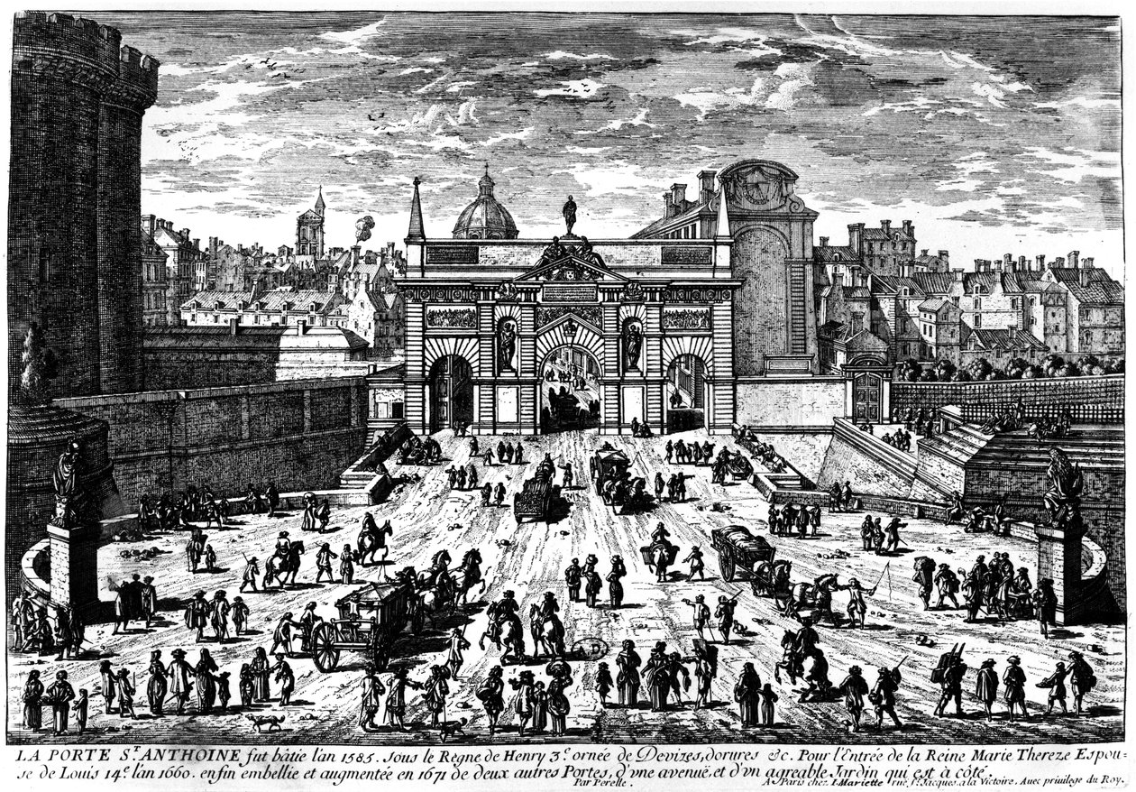 Porte Saint-Antoine，巴黎 作者 法语学校