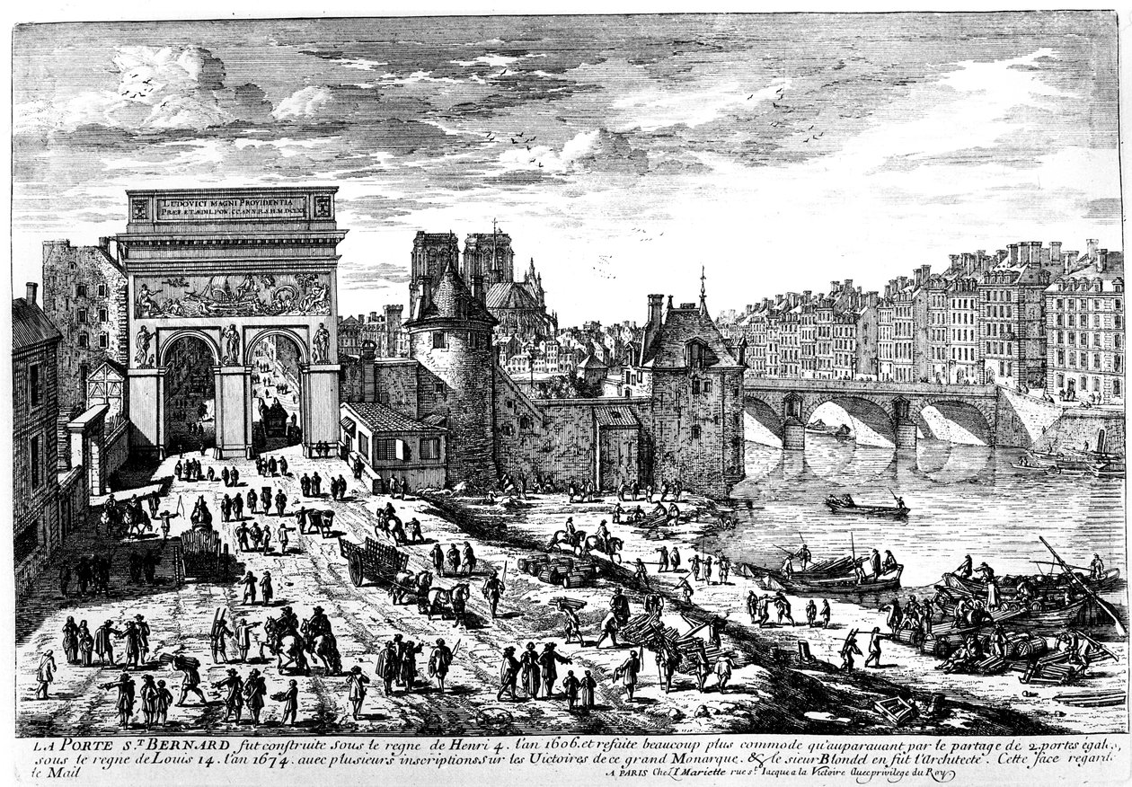 Porte Saint Bernard，巴黎 作者 法语学校
