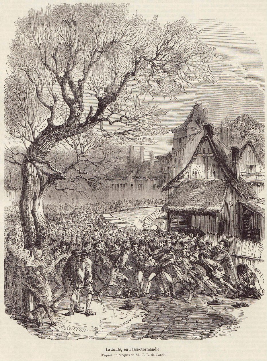 La Soule, en Basse - Normandie, pub February 28, 1852. 作者 法语学校