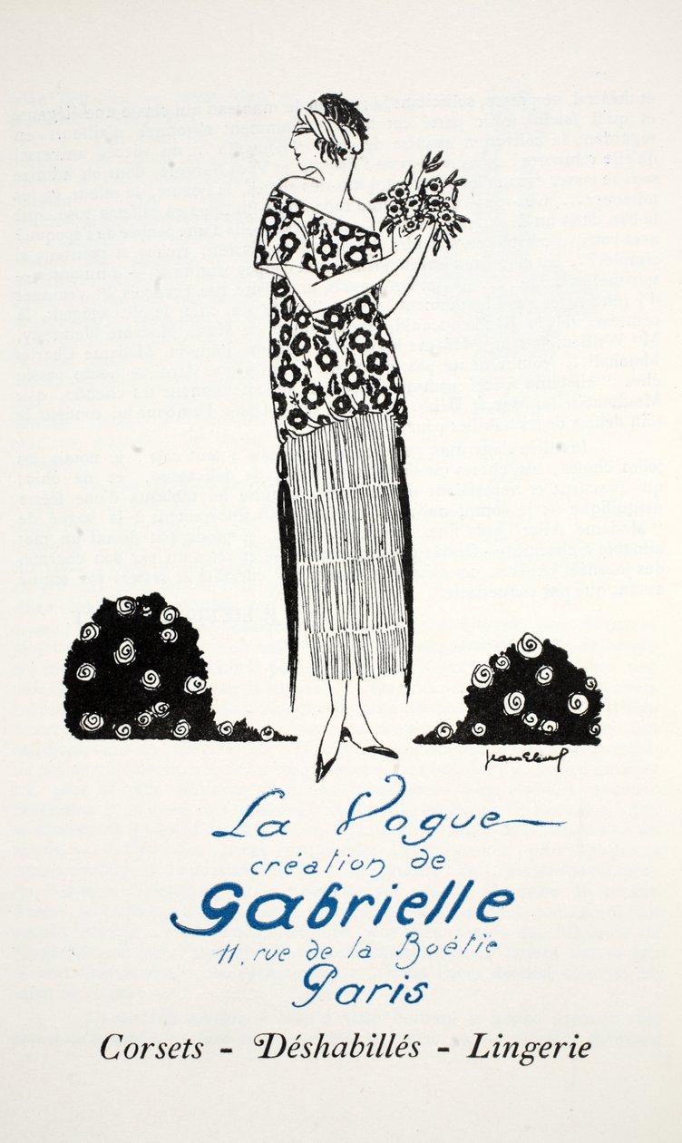 Gabrielle的Vogue创作（模版印刷） 作者 法语学校