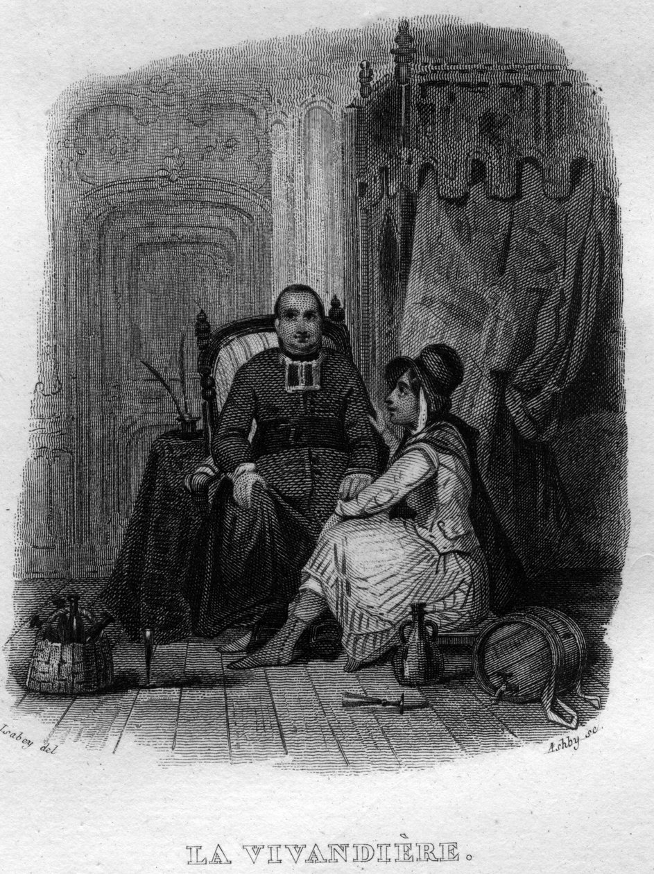 La vivandiere Chanson de Beranger in “” Oeuvres completes”” (1834) by Pierre Jean de Beranger (1780-1857), French poet and songwriter. 作者 法语学校