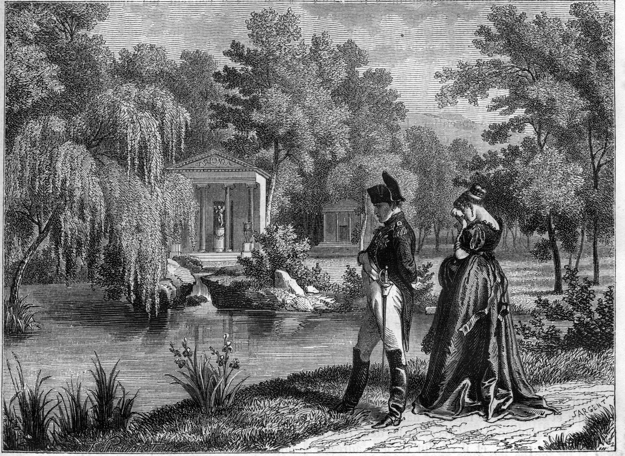 Last stay of Napoleon at the Malmaison Palace - last visit of Napoleon and Queen Hortense to La Malmaison, June 1815 - in “Histoire de l