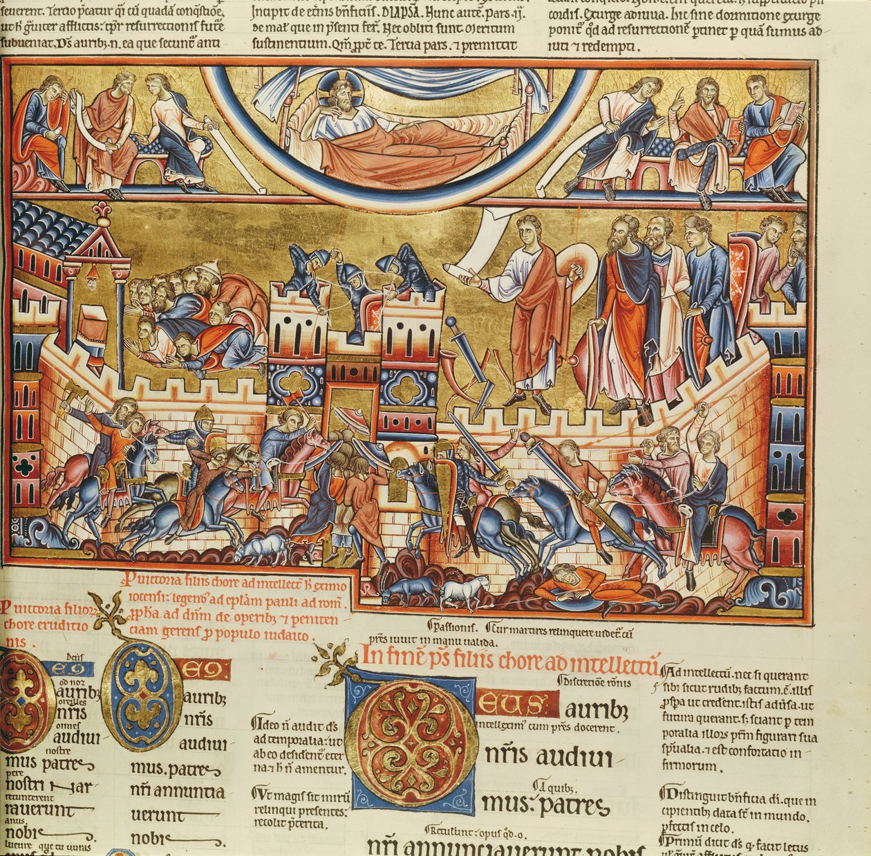 Lat 8846 f.76，围攻一个城镇，来自Hebraica Romana Gallica 作者 法语学校