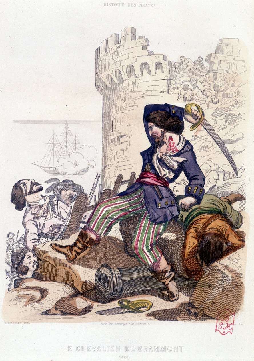 Le Chevalier de Grammont 1686 在“Histoire despires et corsaires de l