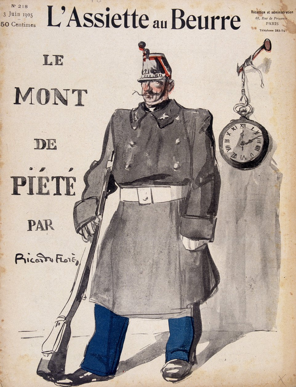 Le Mont-de-Piété - 在 06/03/1905 的“The Butter Plate”中 作者 法语学校
