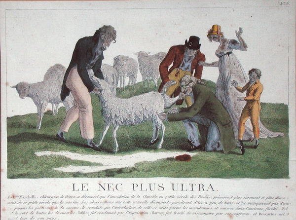Le Nec Plus Ultra，约1807年（彩色版画）。 作者 法语学校