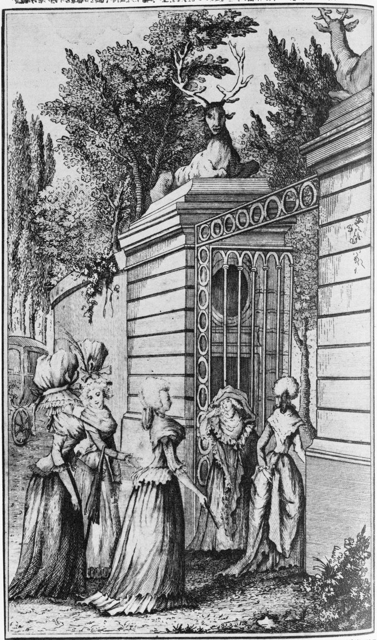Le Parc aux Cerfs，路易十五皇家避风港（1710-74）的门户，由蓬巴杜夫人（1721-64）管理 作者 法语学校
