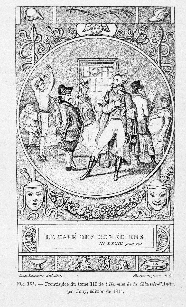 Le cafe des Comediens，Jouy 所著《L