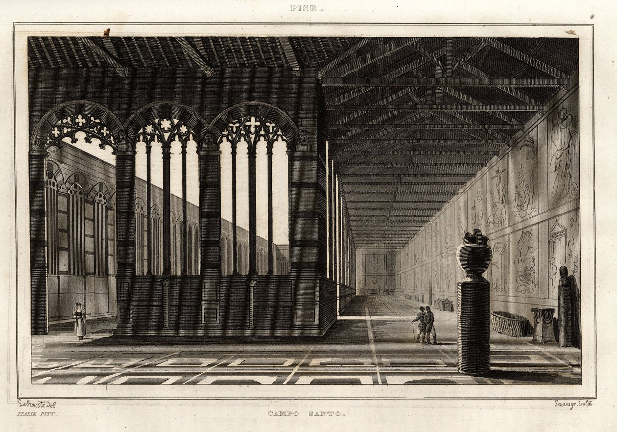 Le campo santo a Pisa 作者 法语学校