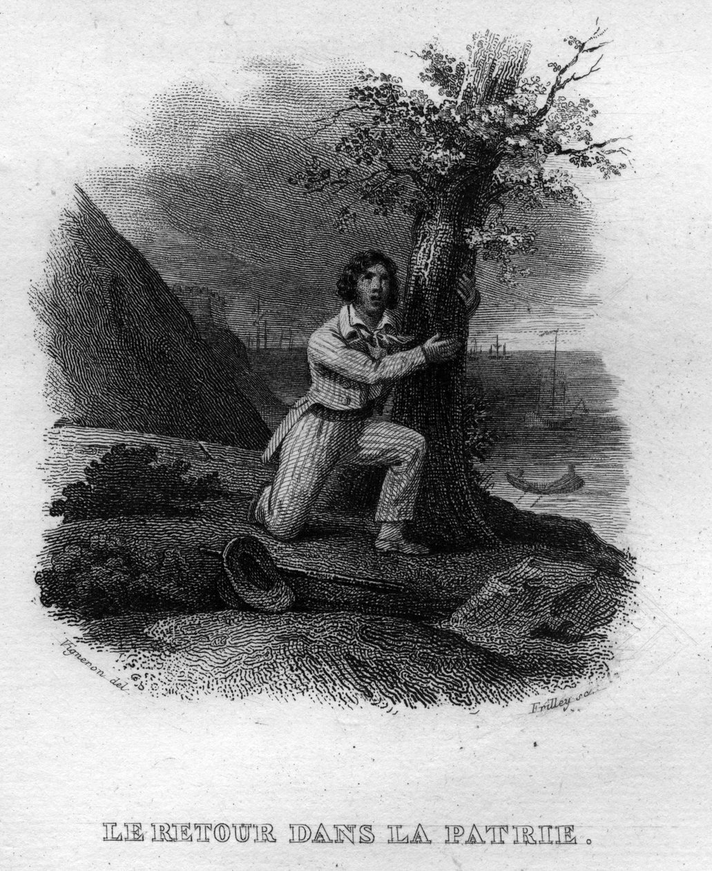 Le retour dans la patrie Chanson de Beranger载于《Oeuvres completes》（1834年），作者是法国诗人和作曲家皮埃尔-让-德-贝朗格（1780-1857）。 作者 法语学校