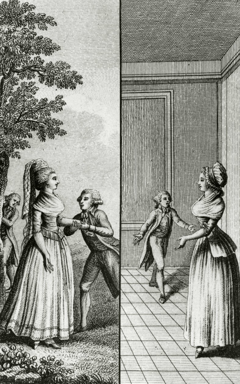 自由 - 在“法兰西共和国妇女的日常历史”中，Restif de La Bretonne（1734-1806），日内瓦，1791-1794。 作者 法语学校