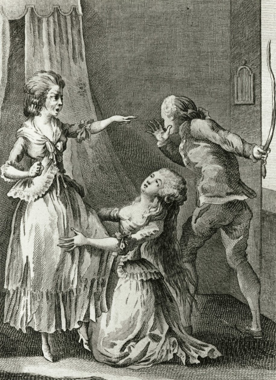 Libertinage--载于《法兰西共和国女性的逐日史》，雷西夫-德-拉布雷顿（1734-1806），日内瓦1791-1794。 作者 法语学校