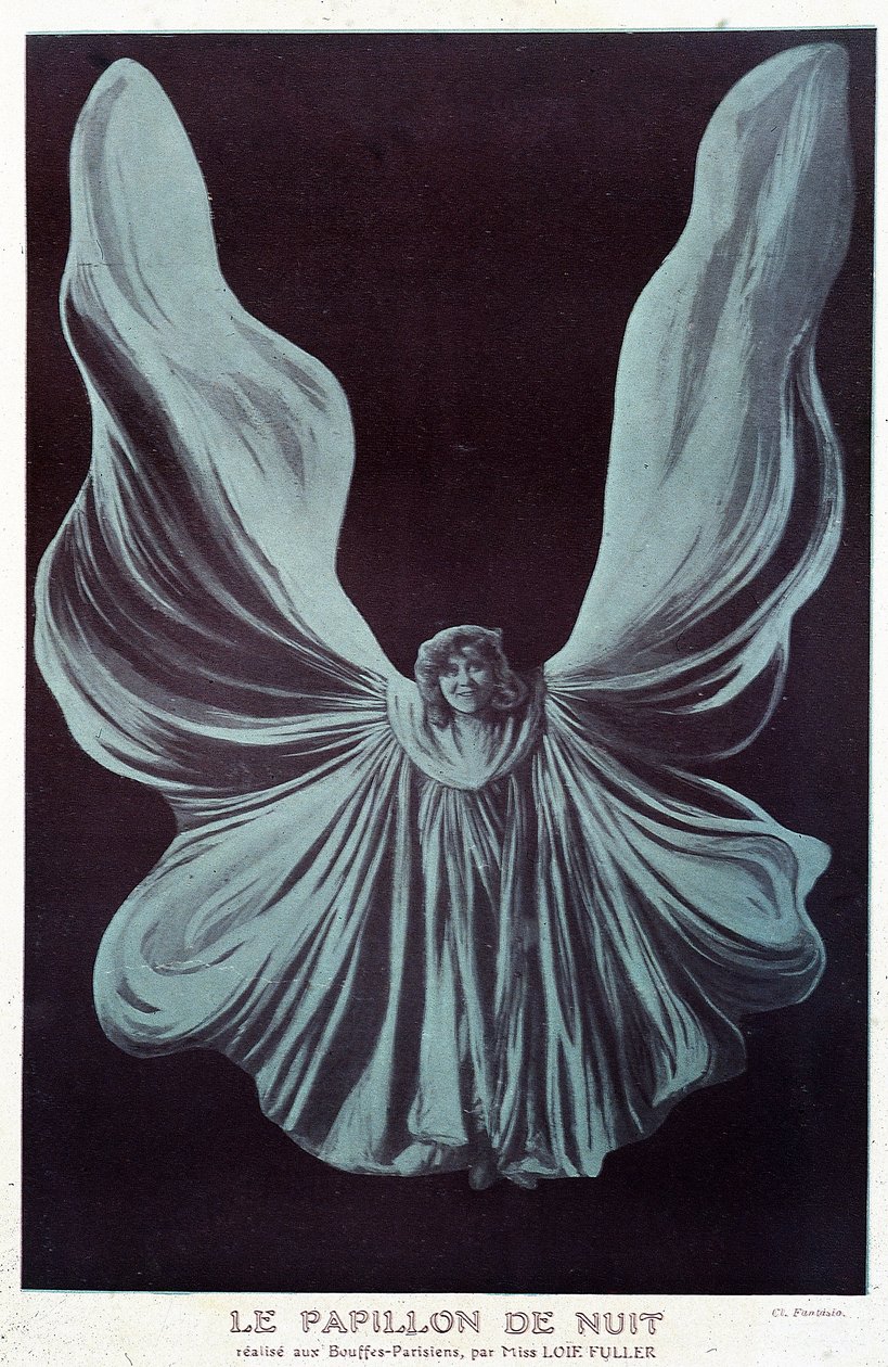 Loie Fuller - 1912 年 1 月 12 日的“幻想曲” 作者 法语学校