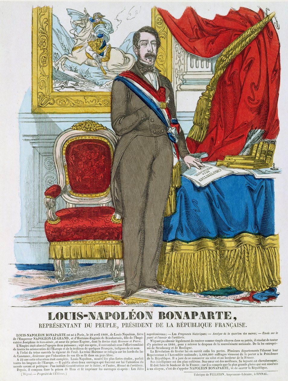 Louis-Napoleon Bonaparte（1808-73）未来拿破仑三世 作者 法语学校