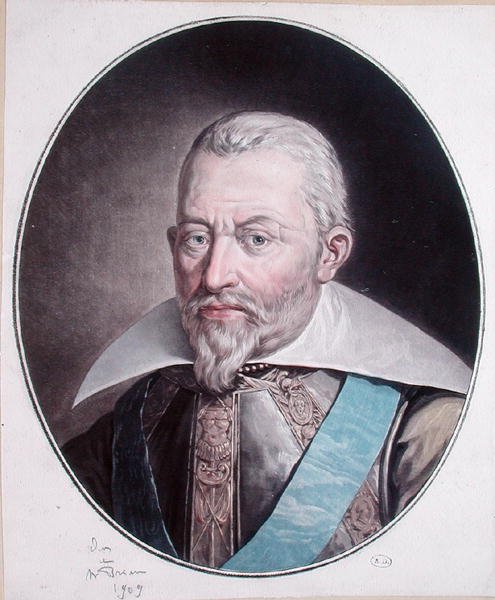 Louis des Balbes de Berton de Crillon (1543-1615)(彩色平版印刷) 作者 法语学校