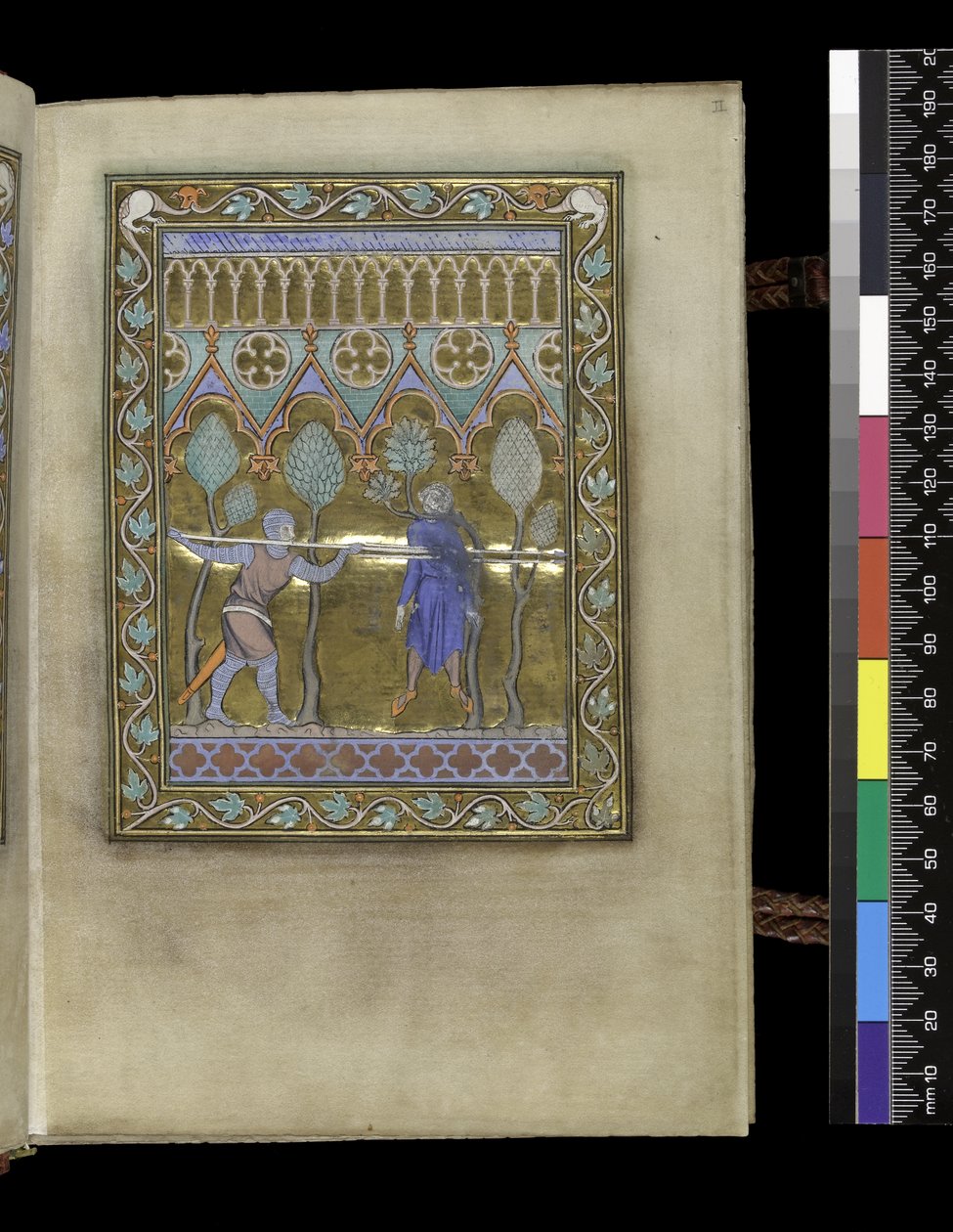 MS 300 f.IIr，来自法国伊莎贝拉的诗篇和时光，巴黎，c.1265-70 作者 法语学校