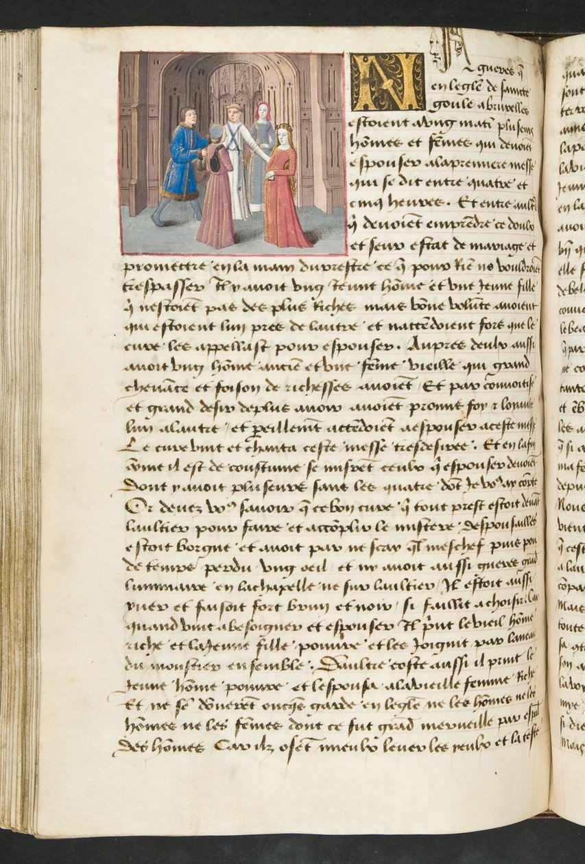 MS Hunter 252 120 Page Page来自Hundred News，c.1461-62 作者 法语学校
