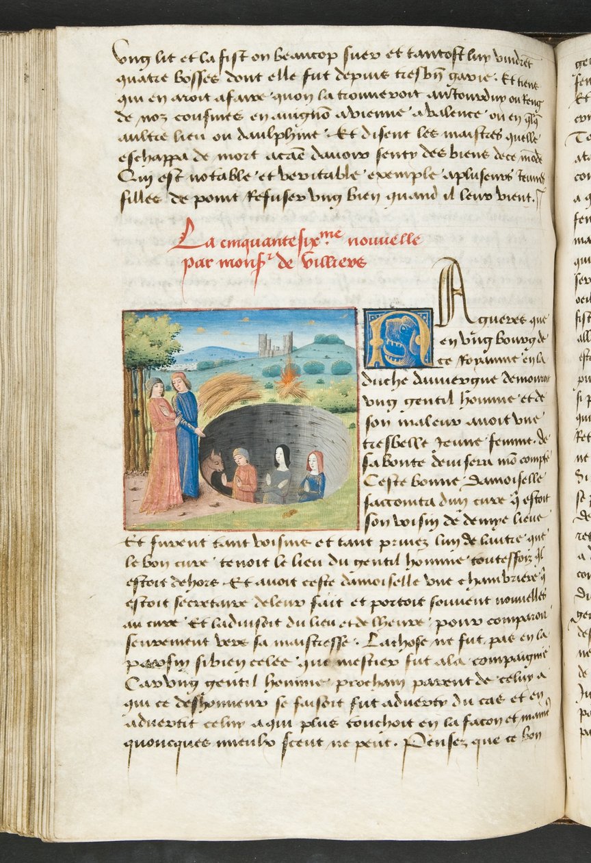 MS Hunter 252 125 Page Page来自Hundred News，c.1461-62 作者 法语学校