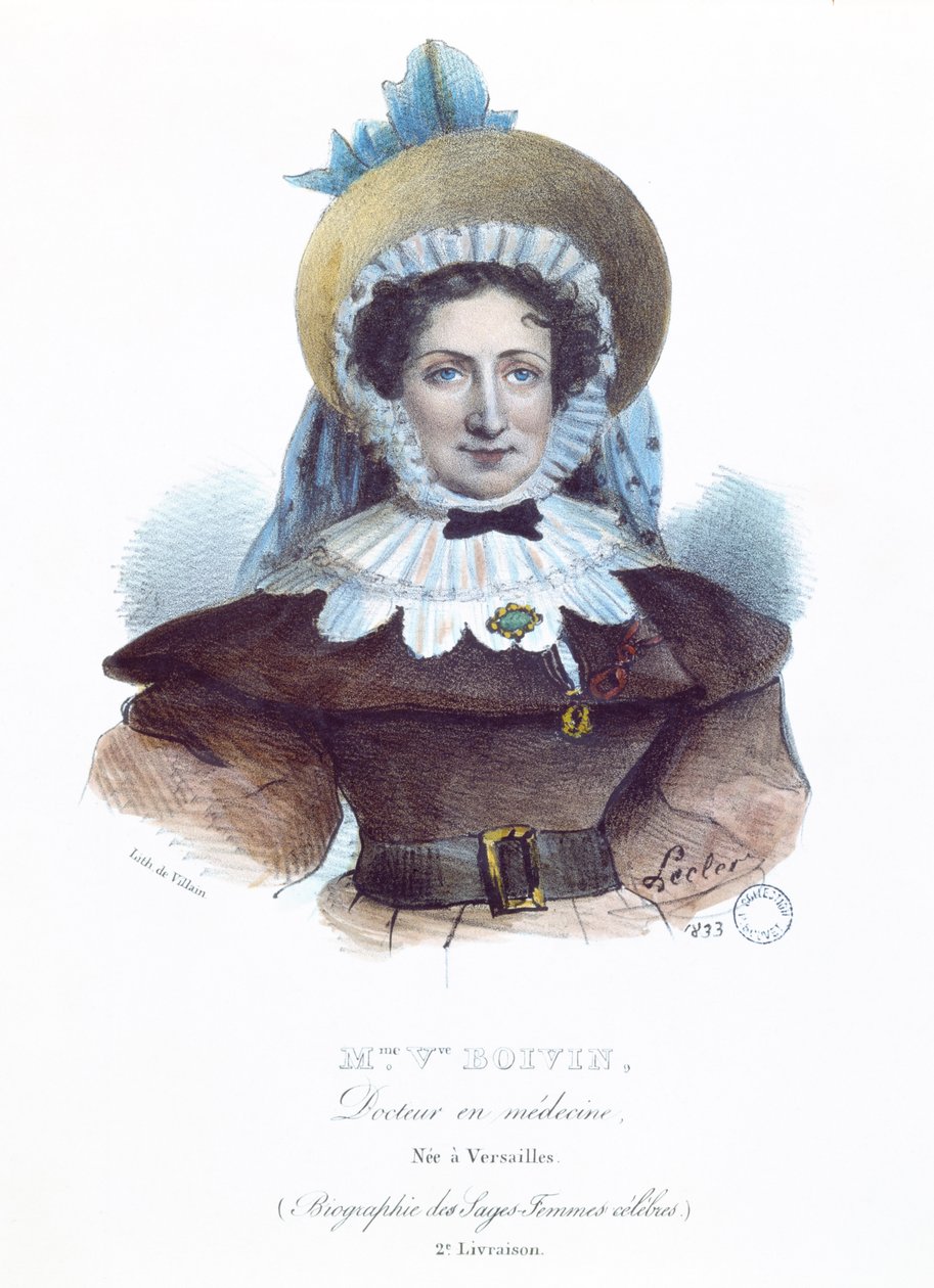 1833年，Boivin夫人（1783-1841）出版了一本关于着名女性的书 作者 法语学校