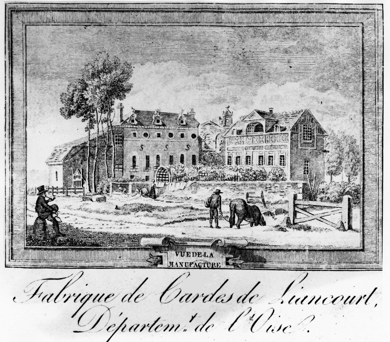 制造商，Duke de la Rochefoucauld in Liancourt； Liancourt 琴弦工厂，Dept de l