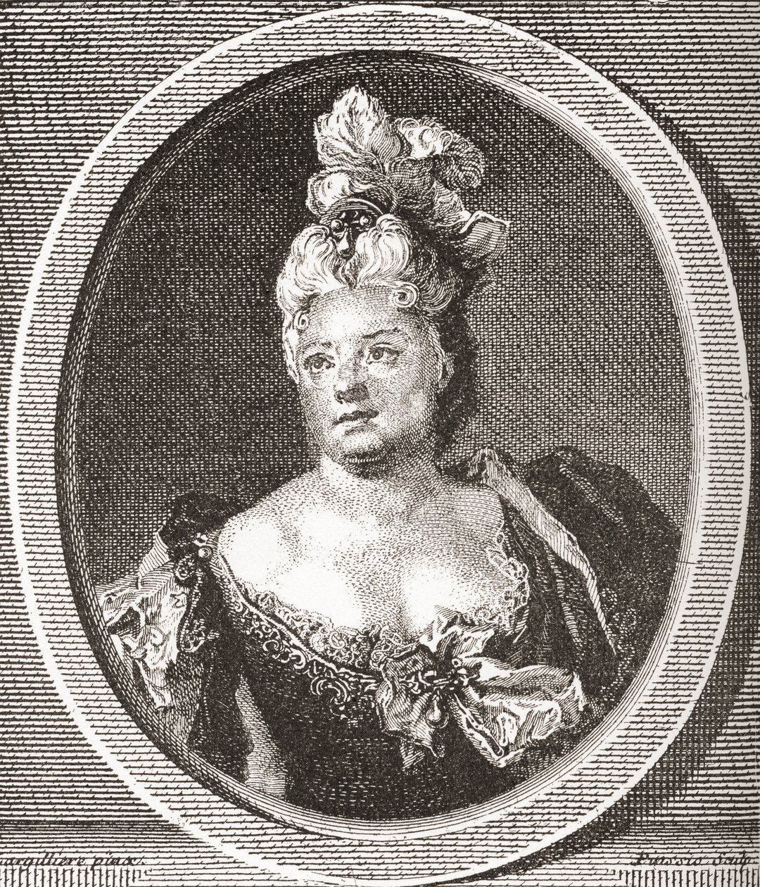 Chateauurf的Marianne Duclos，1664  -  1747年。法国喜剧演员。从1908年出版的免费时间。 作者 法语学校