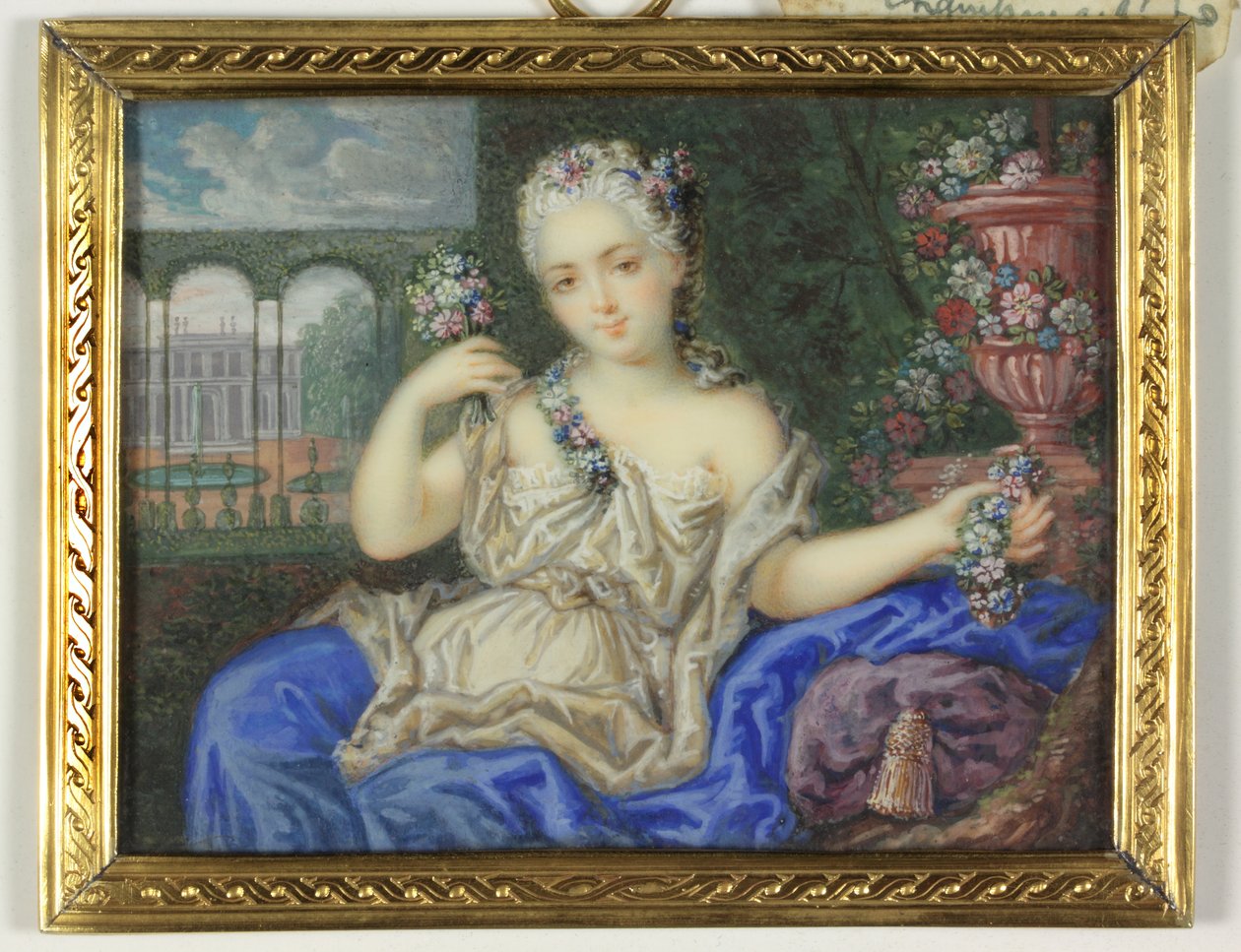 Marie Desmares，Champmesle夫人（珐琅）。 作者 法语学校